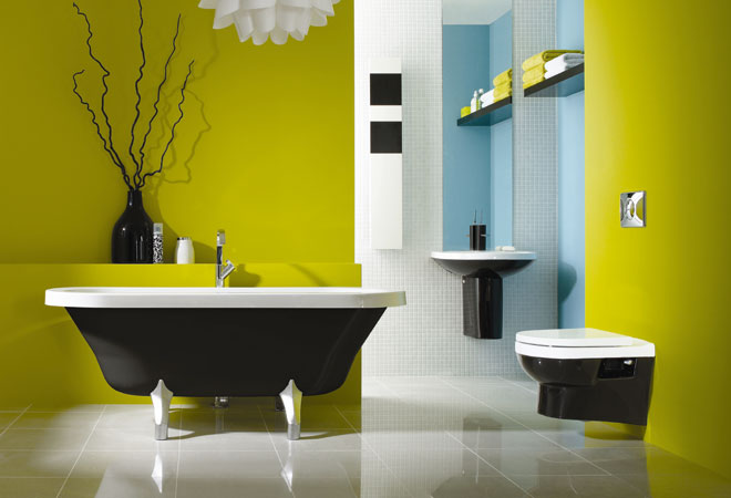 25 Cool Yellow Bathroom Design Ideas | Freshnist