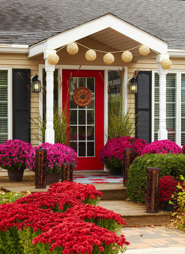 decorating ideas for outside front door