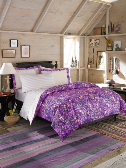 teen bedroom vogue bedding teenage rustic dorm floral bedrooms comforter sweet purple decor twin decorating teenvogue freshnist bedspread