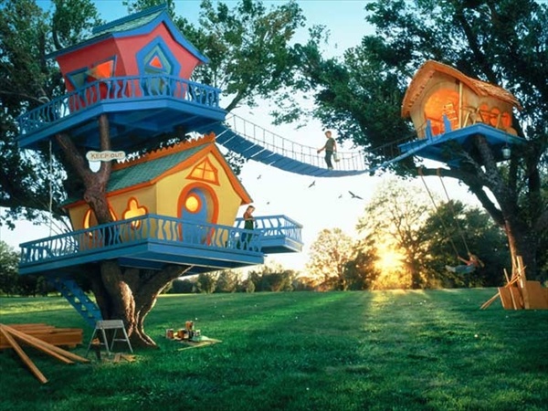 33 Simple And Modern Kids Tree House Designs Freshnist