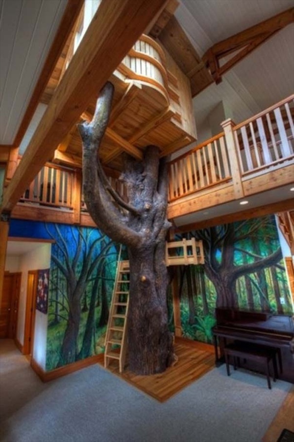 33 Simple and Modern Kids Tree House Designs | Freshnist