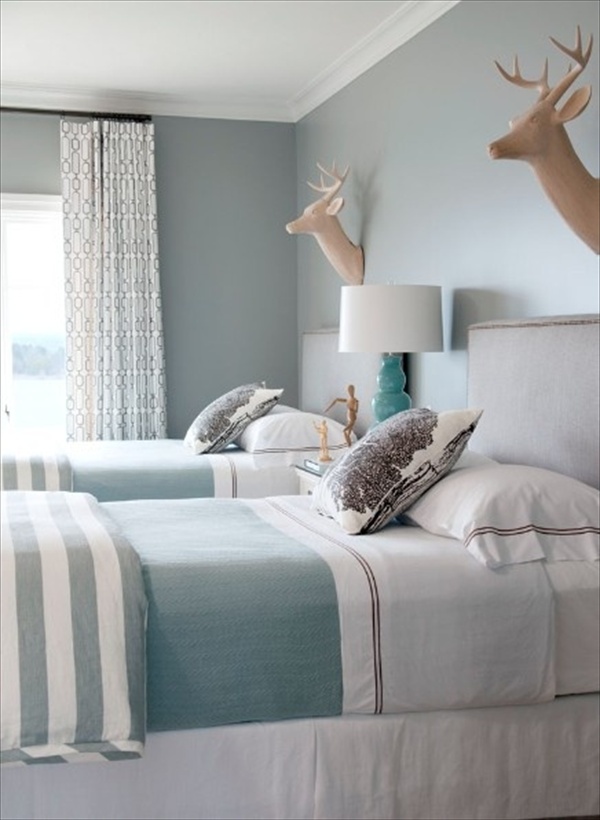 Teal And Green Bedroom