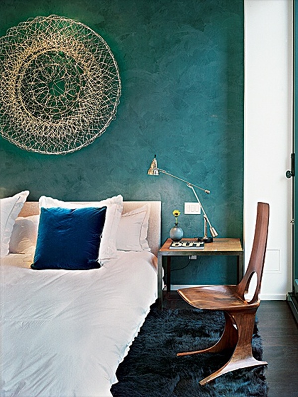 teal bedroom wall designs decor bedrooms fabulous rooms walls nymag faux painting painted freshnist paint copy accent spearmint london decorating