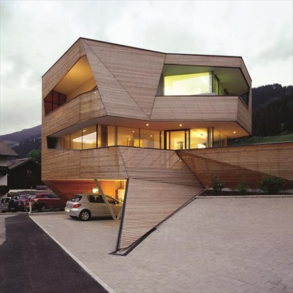 Modern Cube House P by Philipp Architekten, Germany