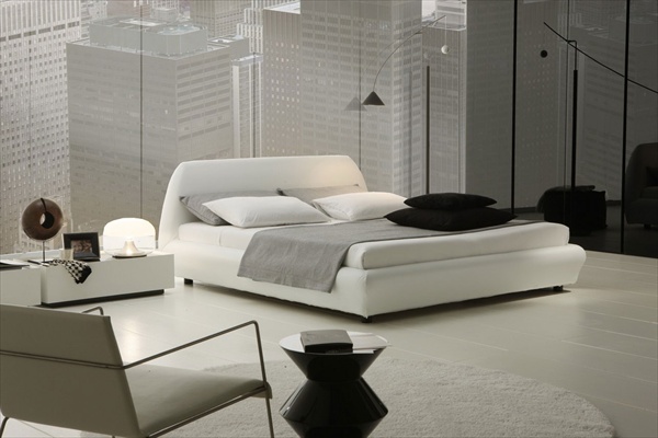 white luxury bedroom design